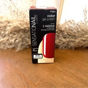 SensatioNail Red Gel Polish
